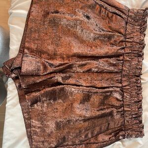 Elegant Brown Women's Shorts